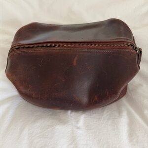 Blue Claw & Co Groves Leather RoanDopp Kit